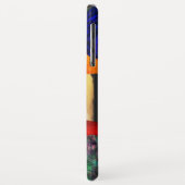 HYPER DELEN/RODE EN BLAUWE ARA Case-Mate iPhone CASE (Achterkant/links)