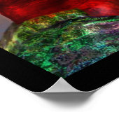 HYPER DELEN / RODE EN BLAUWE ARA POSTER (Hoek)