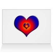 HYPER DELEN / RODE EN BLAUWE ARA Valentijnsdag (Binnen Horizontaal (Boven))