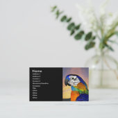 HYPER DELEN / RODE EN BLAUWE ZONE, zwart Visitekaartje (Staand voorkant)