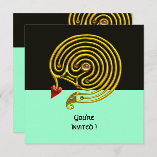 HYPER DOOLHOF , zwart en blauw Kaart (Voorkant / Achterkant)