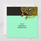 HYPER DOOLHOF , zwart en blauw Kaart (Achterkant)