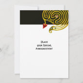 HYPER DOOLHOF , zwart en wit Kaart (Achterkant)