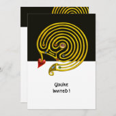 HYPER DOOLHOF , zwart en wit Kaart (Voorkant / Achterkant)