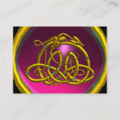HYPER DRAGON AMETHYST, helder paars roze Visitekaartje (Achterkant)