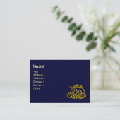 HYPER DRAGON, blauw Visitekaartje (Staand voorkant)