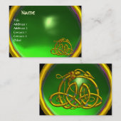 HYPER DRAGON EMERALD, helder groen Visitekaartje (Voorkant / Achterkant)