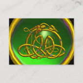 HYPER DRAGON EMERALD, helder groen Visitekaartje (Achterkant)