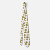 HYPER DRAGON/Gold Celtic Knoks, wit Stropdas (Achterkant)