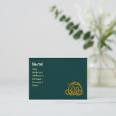 HYPER DRAGON,groen Visitekaartje (Staand voorkant)