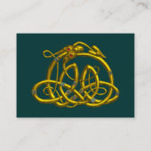 HYPER DRAGON,groen Visitekaartje (Achterkant)