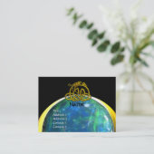 HYPER DRAGON lichtgeel zwart-groen blauw Visitekaartje (Staand voorkant)