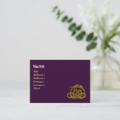 HYPER DRAGON, paars Visitekaartje (Staand voorkant)