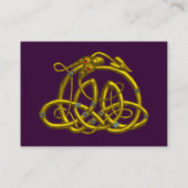 HYPER DRAGON, paars Visitekaartje (Achterkant)