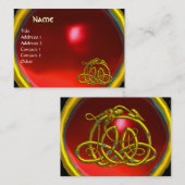 HYPER DRAGON RUBY, helder rood roze Visitekaartje (Voorkant / Achterkant)