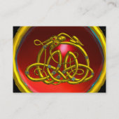 HYPER DRAGON RUBY, helder rood roze Visitekaartje (Achterkant)