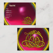 HYPER DRAGON RUBY, helder rood roze Visitekaartje (Voorkant / Achterkant)