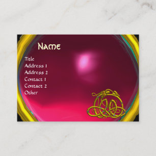 HYPER DRAGON RUBY, helder rood roze Visitekaartje