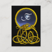 HYPER DRAGON TOPAZ MONOGRAM blauw, zwart geel Visitekaartje (Achterkant)