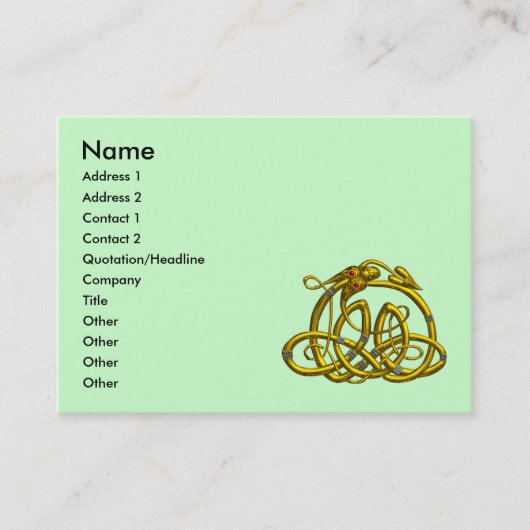 HYPER DRAGON VISITEKAARTJE (Voorkant)