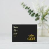 HYPER DRAGON, zwart Visitekaartje (Staand voorkant)