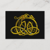 HYPER DRAGON, zwart Visitekaartje (Achterkant)