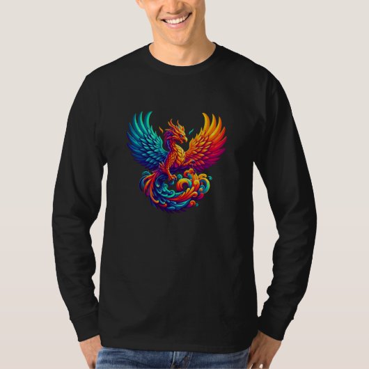 Hyper Flames van Majestic Phoenix T-shirt (Voorkant)