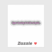 Hyper-focussen: 0-100 echt snel. ADHD-hersenen Sticker (Vel)