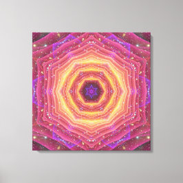Hyper Gate Mandala Canvas Afdruk