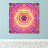 Hyper Gate Mandala Canvas Afdruk (Insitu (Houten vloer))