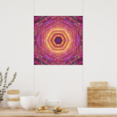 Hyper Gate Mandala Poster (Keuken)