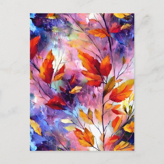 Hyper gedetailleerde fantasie grillige penseelstre briefkaart (Voorkant)