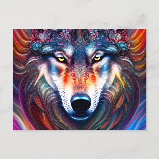 Hyper-Gedetailleerde realistische, mooie grafische Briefkaart (Voorkant)