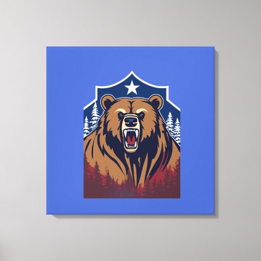 Hyper Gedetailleerde Vector Illustratie, Ultra Sch Canvas Afdruk (Voorkant)