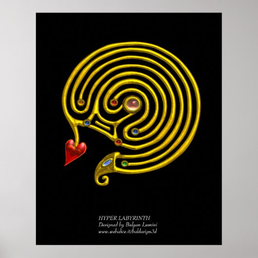 HYPER LABYRINT POSTER (Voorkant)