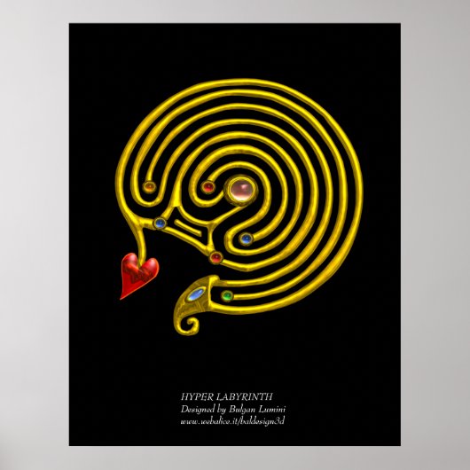 HYPER LABYRINTH POSTER (Voorkant)