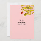 HYPER LABYRINTH, roze Kaart (Achterkant)