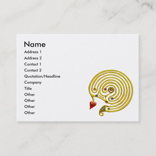 HYPER LABYRINTH VISITEKAARTJE (Voorkant)