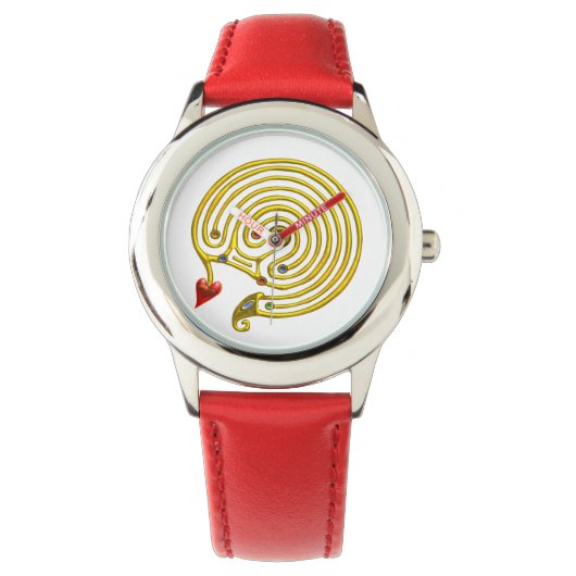 HYPER LABYRINTH, wit Horloge (Voorkant)