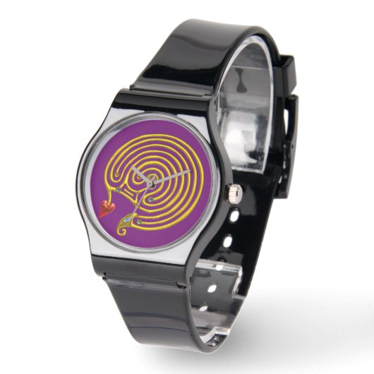 HYPER LABYRINTH, zwart Horloge (Hoek)