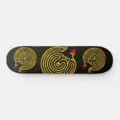 HYPER LABYRINTH, zwart Skateboard (Horizontaal)