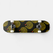 HYPER LABYRINTH, zwart Skateboard (Horizontaal)