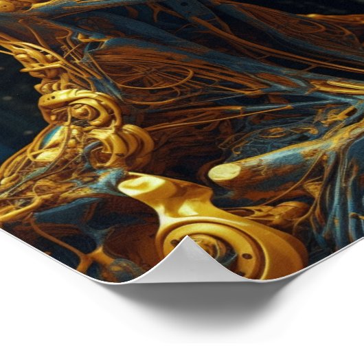 Hyper-Maximalisalistisch Abstract afdrukken van vo Poster (Hoek)