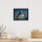 HYPER PAPEGAAIEN / BLAUWE ARA POSTER (Keuken)