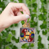 HYPER PAPEGAAIEN /RODE EN BLAUWE ARA SLEUTELHANGER (Hand)