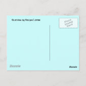 HYPER PARROTS/BLAUWE ARA BRIEFKAART (Achterkant)