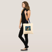 HYPER PARROTS/BLAUWE ARA TOTE BAG (Voorkant (model))