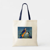 HYPER PARROTS/BLAUWE ARA TOTE BAG (Achterkant)