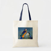 HYPER PARROTS/BLAUWE ARA TOTE BAG (Voorkant)