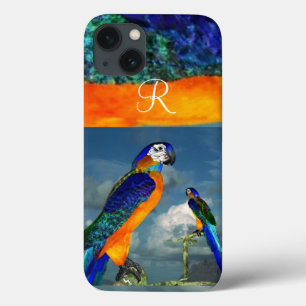 HYPER PARROTS/BLUE ARA MONOGRAM Case-Mate iPhone CASE